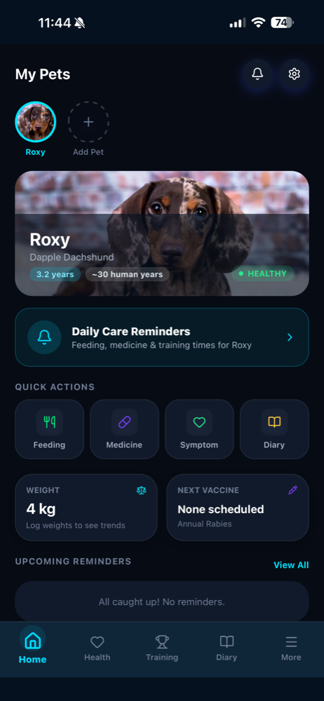 SymptoPet screenshot